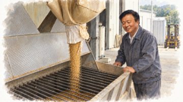실제 독정 RPC의 벼 반입 호퍼 구조